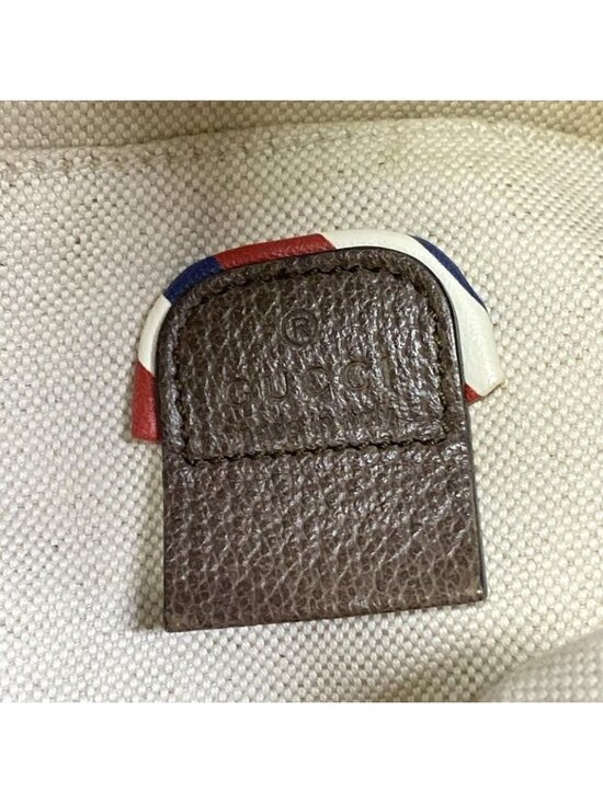 Gucci Shoulder Bag Courier Beige Ebony Dark Brown 2-Way - Picture 9 of 15